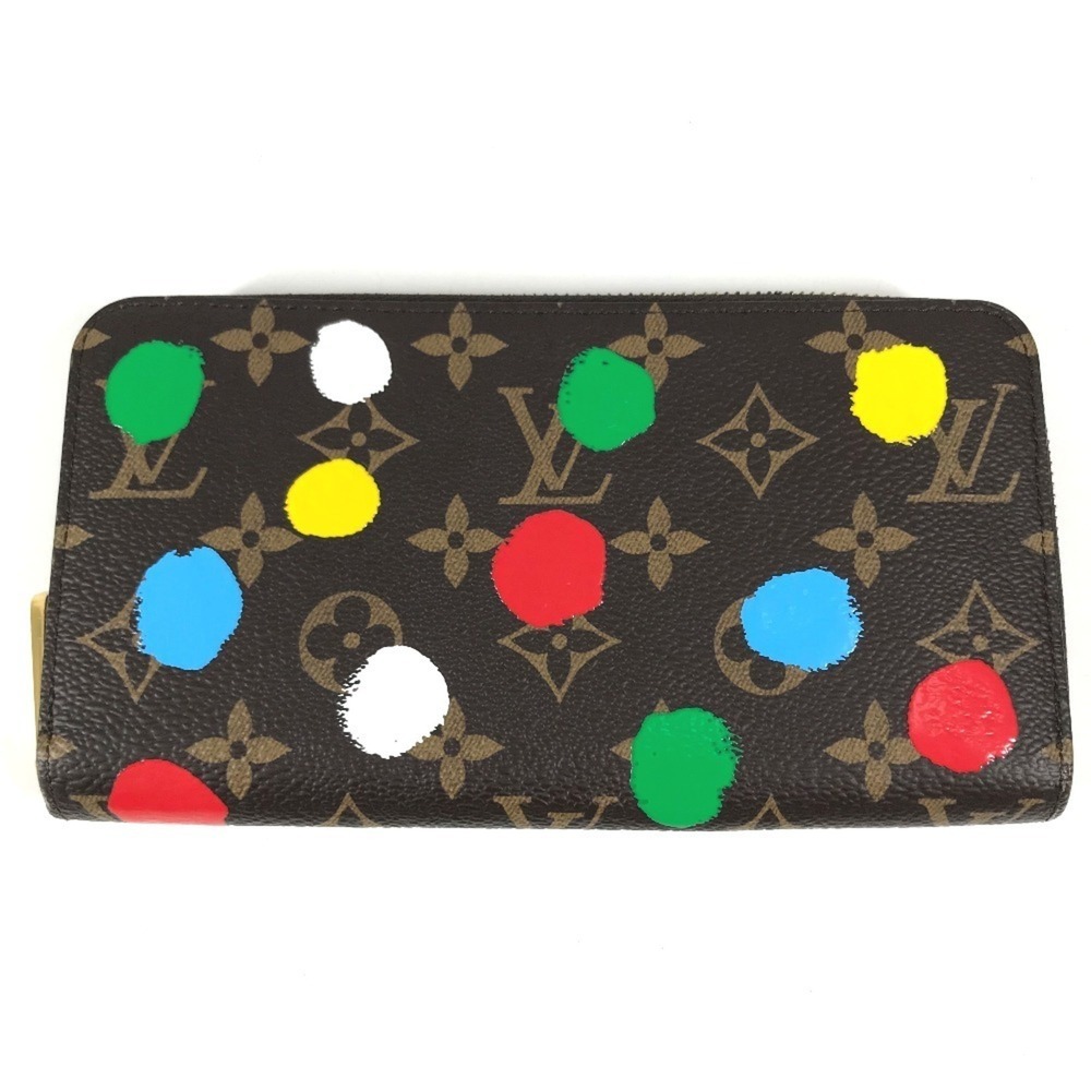 LOUIS VUITTON M81864 Monogram LV x YK Zippy Wallet Yayoi Kusama Collaboration...